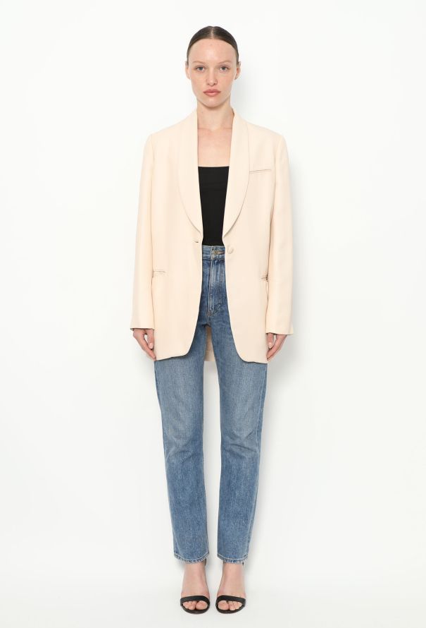 Louis Vuitton Tailored Silk Shawl Blazer - 2