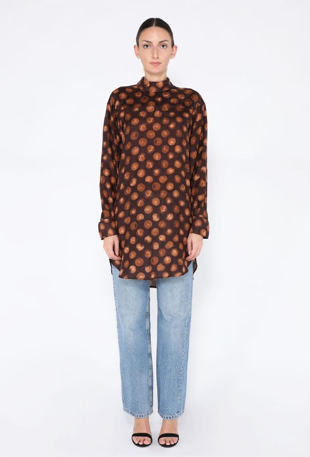 Dries Van Noten 2024 Corso Silk Printed Top - 1