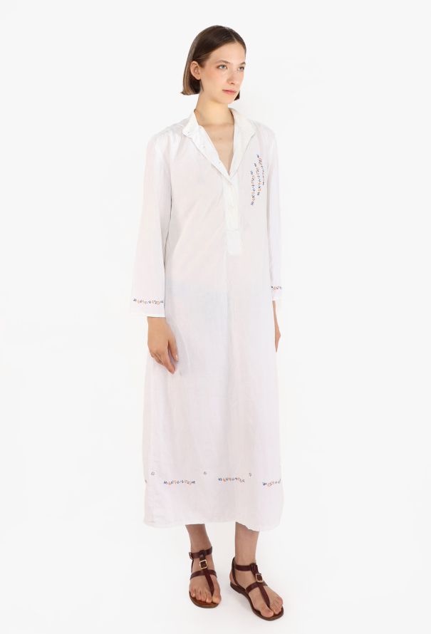 Embroidered Cotton Kaftan - 4