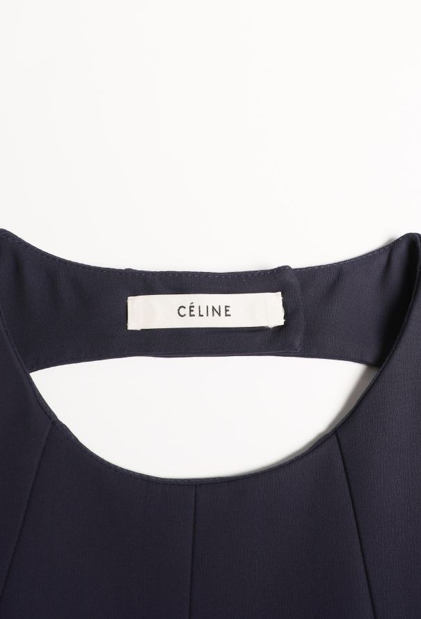 Céline Open-Back Wrap Dress - 5