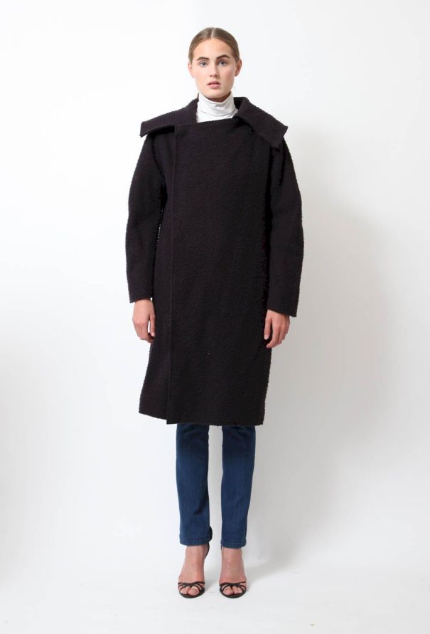 J.W. Anderson Boiled Wool Coat - 3