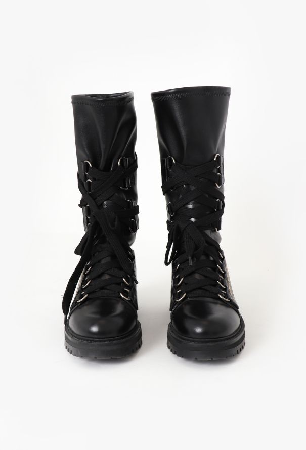 Dior F/W 2021 D-Fight Biker Boots - 4