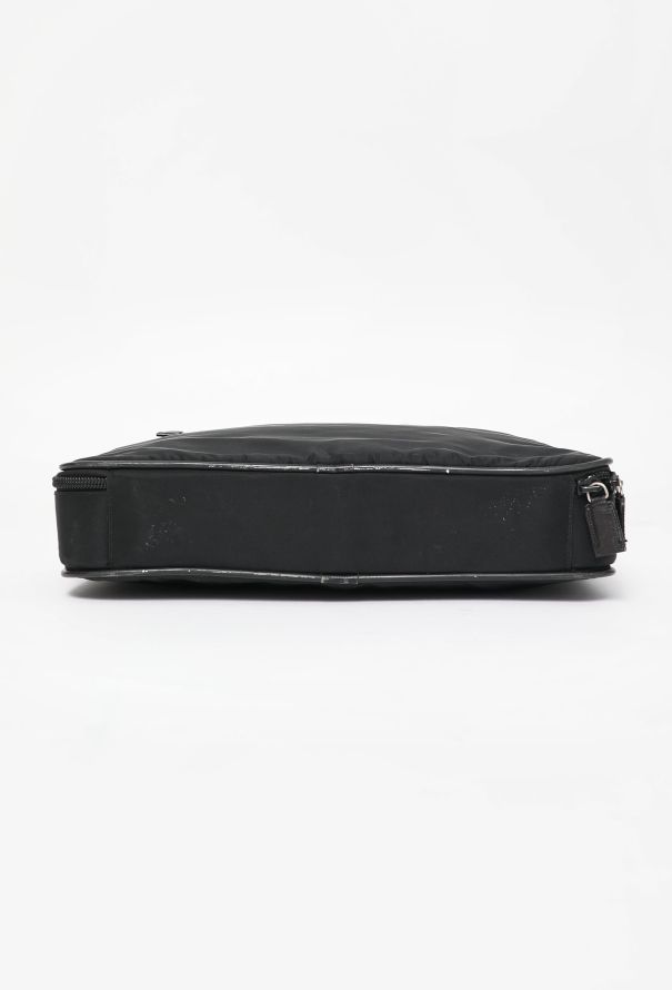Prada Black Nylon Briefcase - 6