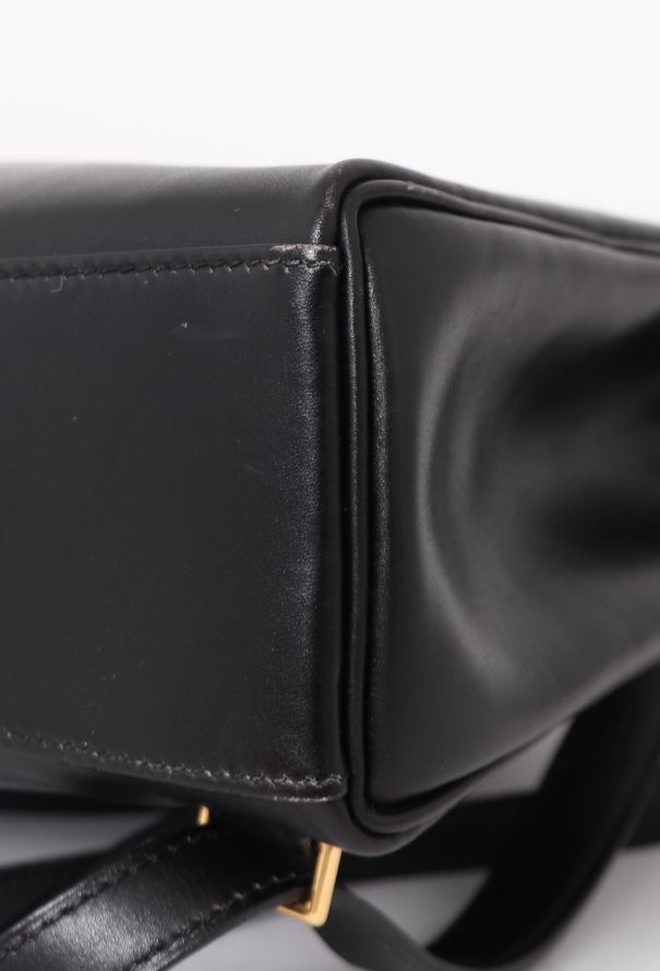 Hermès Vintage Black Box Kelly Ado 20 Backpack - 10