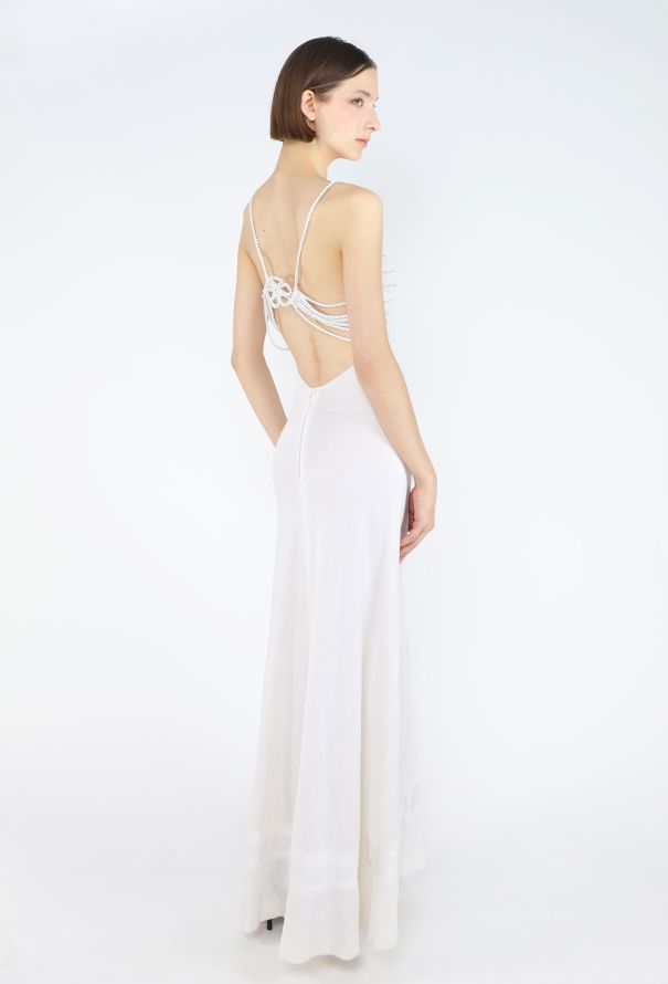 Azzaro 1975 Strass Butterfly Open-Back Gown - 1