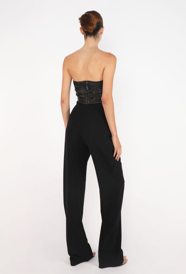 Valentino Raffia Bustier Top, S/S 2016 - 5