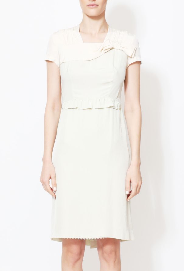 Prada Resort 2008 Draped Bow Crêpe Dress - 3