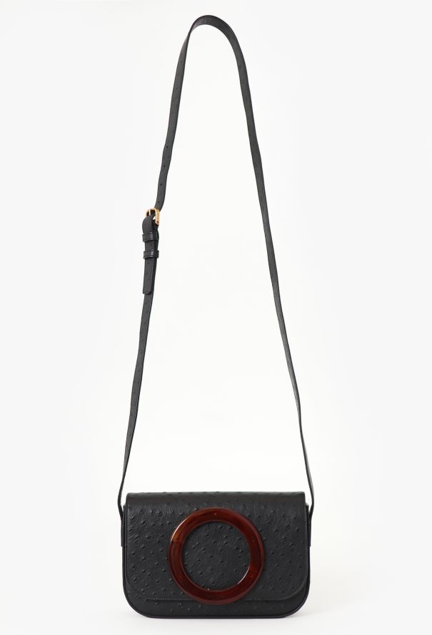 Saint Laurent 2017 Black Ostrich Eddie Shoulder bag - 1