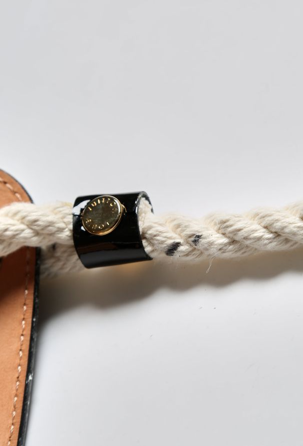 Louis Vuitton Resort 2010 Patent Leather Rope Belt - 6