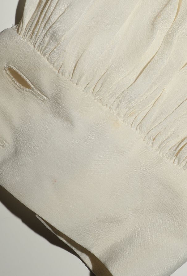 Chloé 2010 Pleated Crêpe Blouse - 10