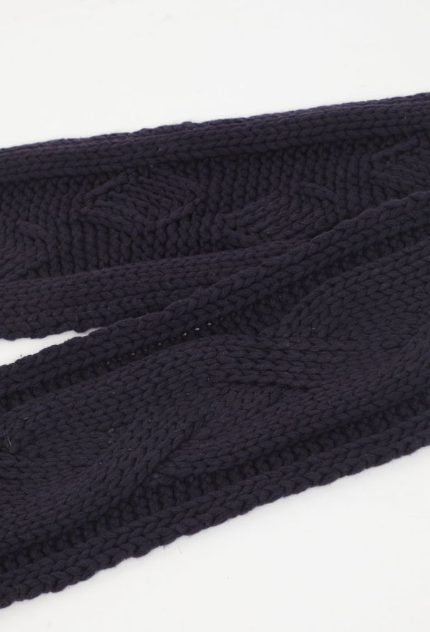 Hermès Scottish Cashmere Cableknit Scarf - 4