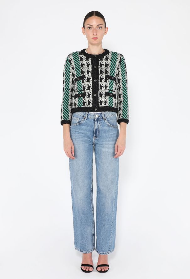 Chanel Wool Houndstooth Jacket, Pre-Fall 2024 - 3