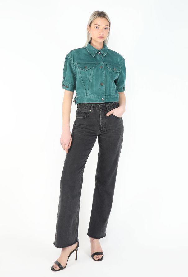 Jean Paul Gaultier 1990 Denim Cropped Jacket - 5