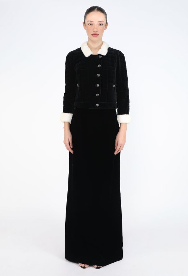 Chanel Pre-Fall 2006 Paris-New York Hermine Fur Gripoix Jacket - 4