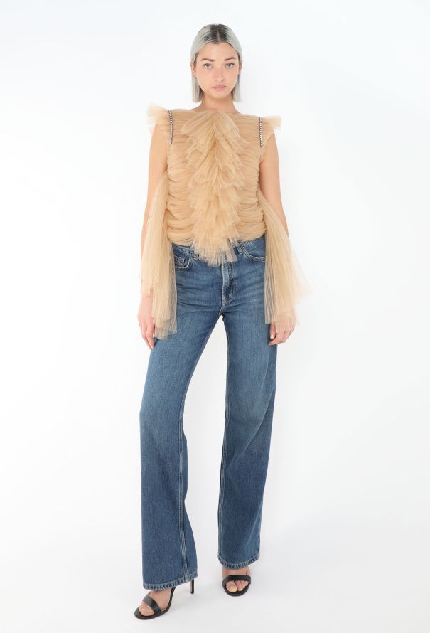 Khaite S/S 2020 Dionne Tulle Top - 3
