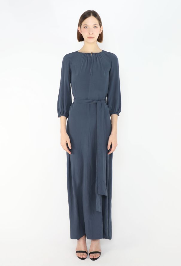 Vanessa Seward Silk Belted Sheath Dress - 1