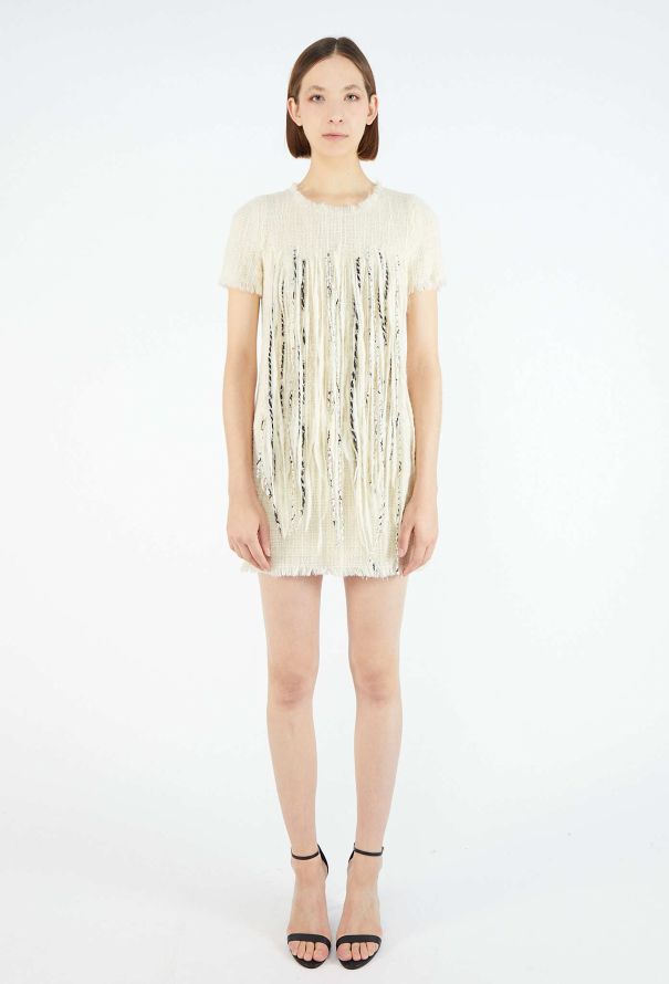 Chanel ICONIC F/W 2010 Fringed Tweed Dress - 4