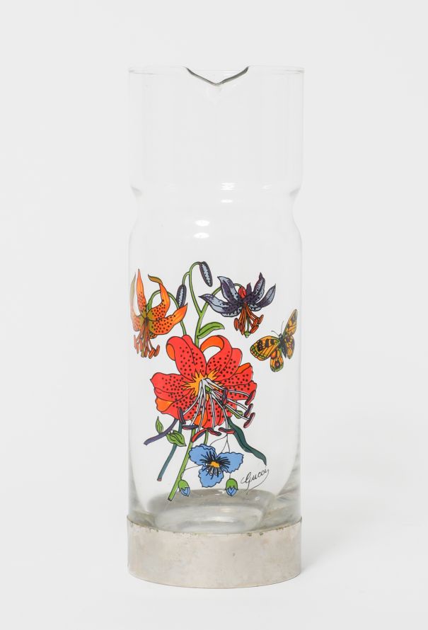 Gucci '70s Floral Glass Decanter - 1