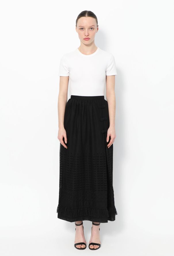 Dior Pre-Fall 2018 Eyelet Maxi Skirt - 4