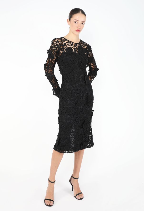 Prada Guipure Lace Dress, F/W 2008 - 4