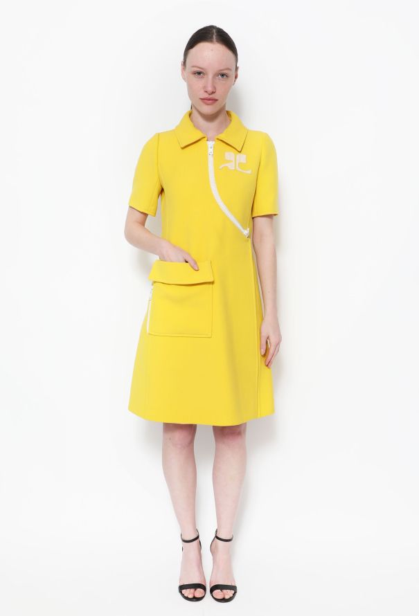 Courrèges Early '70s Couture Zip Dress - 3
