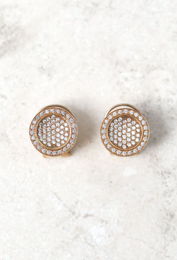 Vintage & Antique 18k Yellow Gold & Diamond Earrings - 5