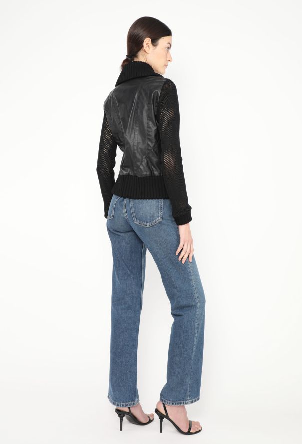 Rodarte S/S 2009 Leather Biker Jacket - 5