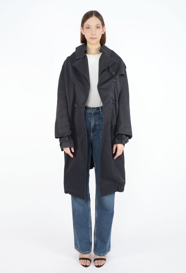 Maison Margiela RARE F/W 2005 Cocoon Trench Coat - 4