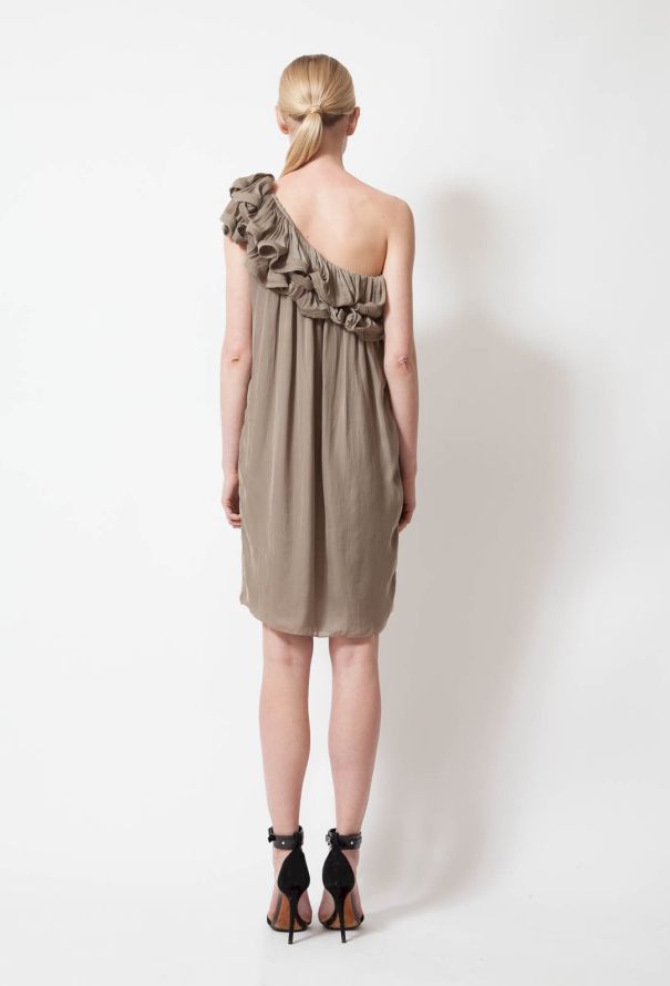 Lanvin S/S 2008 One-Shoulder Goddess Dress - 6
