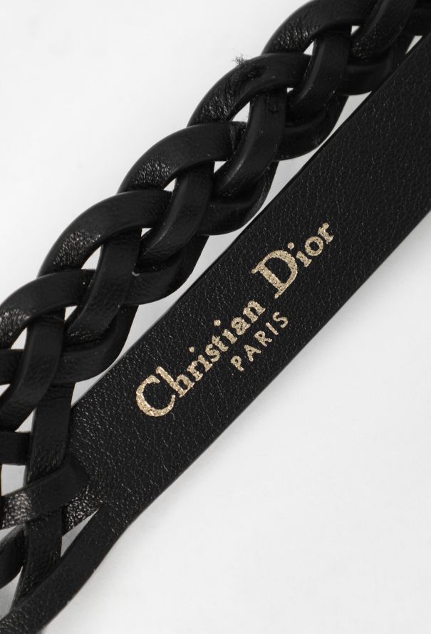Dior 2020 Braided 'CD' Wrap Belt - 6