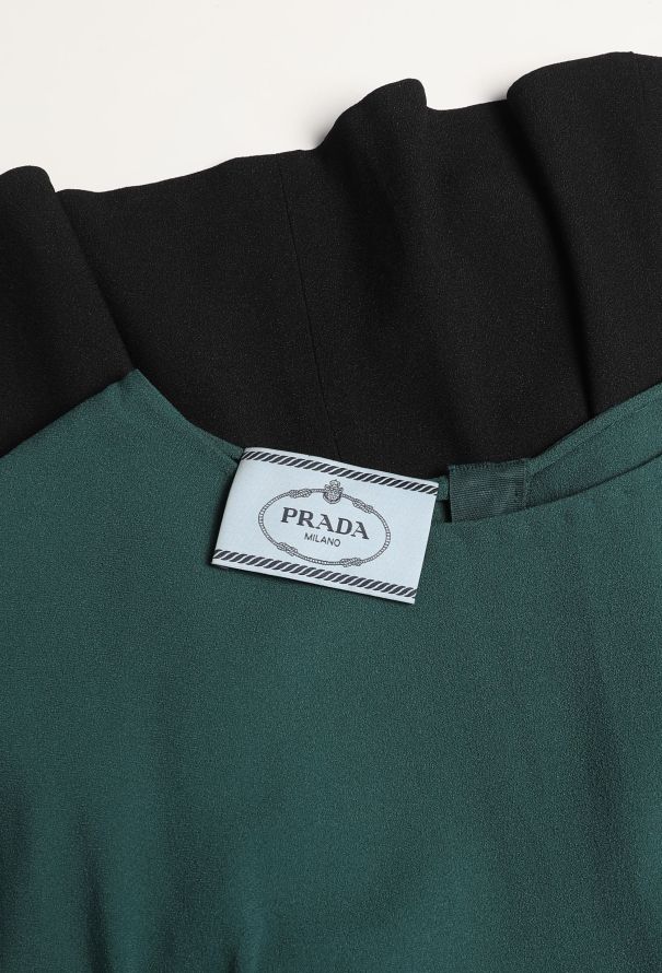 Prada 2013 Bicolor Crêpe Dress - 5