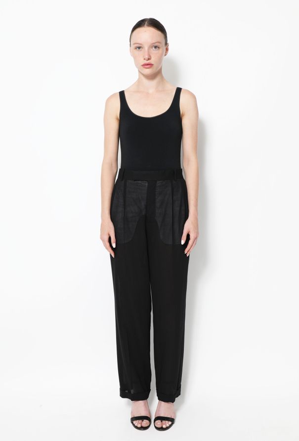 Céline 2013 Semi-Sheer Trousers - 1
