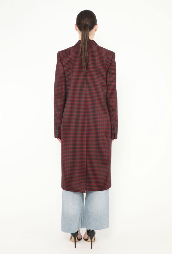 Balenciaga Pre-Fall 2018 Tartan Coat - 6