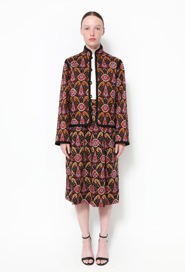 Saint Laurent RARE F/W 1979 Russian Skirt Ensemble - 4