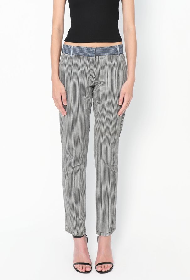Balenciaga 2001 Tapered Pinstripe Jeans - 2