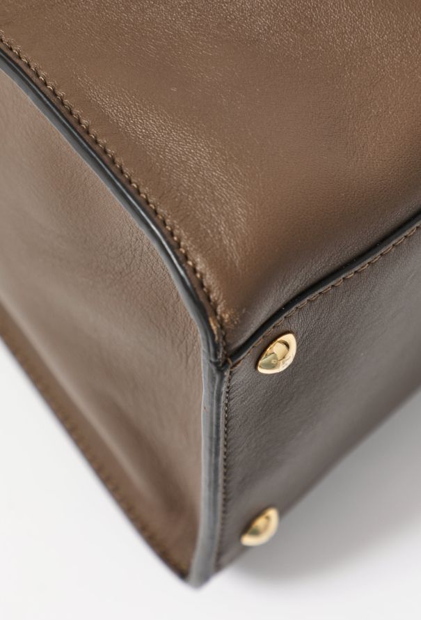 Fendi Taupe Medium Peekaboo X-Lite - 9