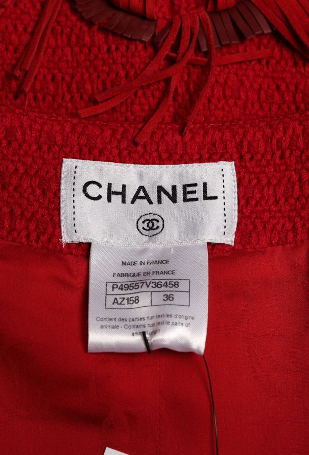 Chanel Pre-Fall 2014 Paris-Dallas Tweed Fringe Dress - 6