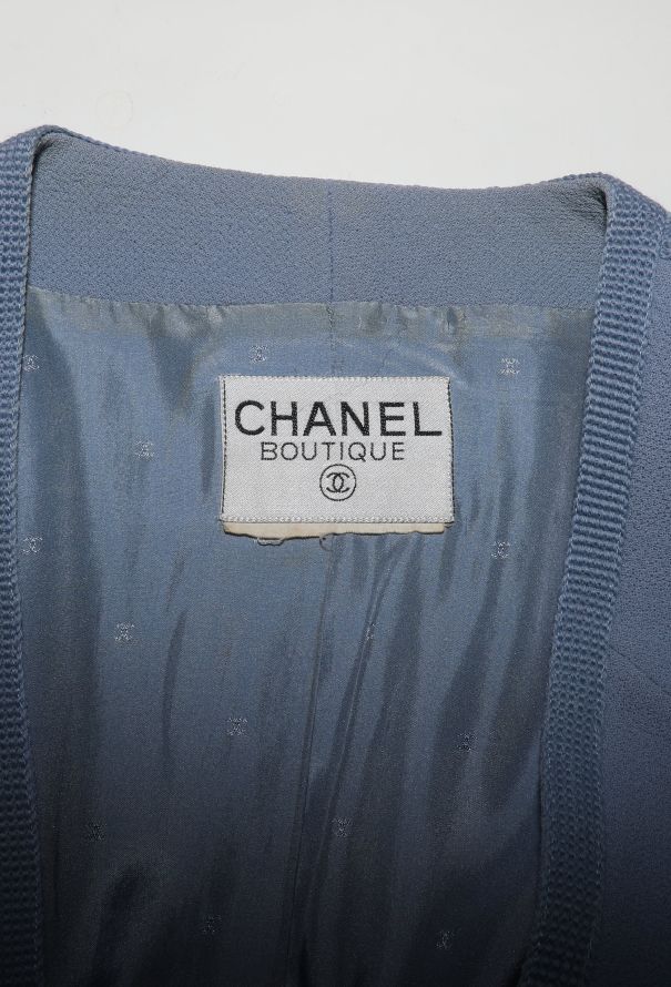 Chanel '90s Braided Trim Pocketed Jacket - 6