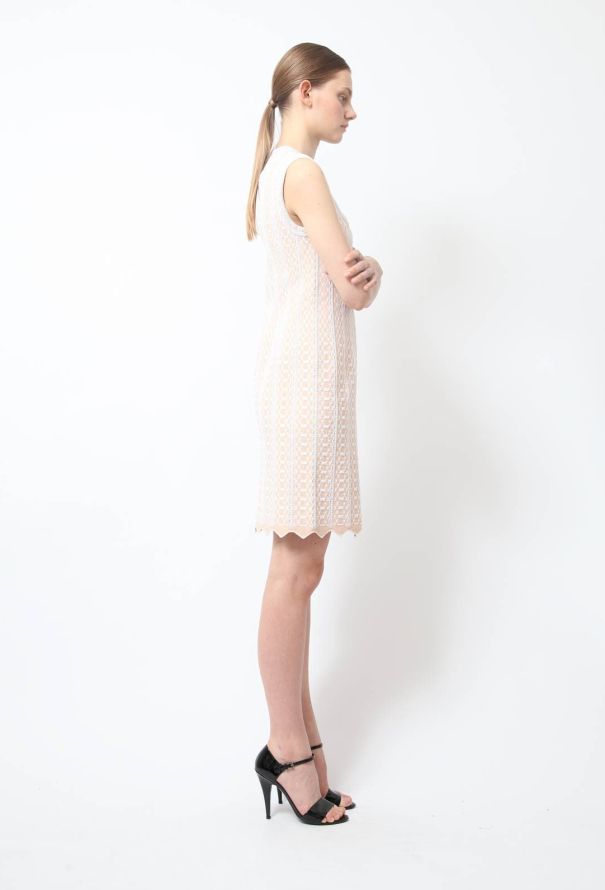 Alaïa Perforated Stretch Dress - 4