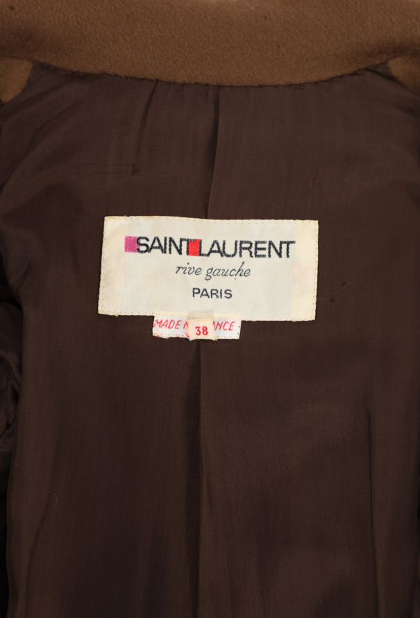 Saint Laurent 1974 Belted Mod Coat - 7