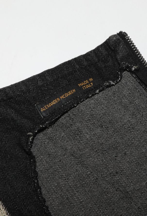 Alexander McQueen 1996 Frayed Denim Dress - 5