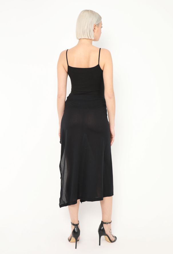 Yohji Yamamoto 1994 Jersey Wrap Slit Ensemble - 7