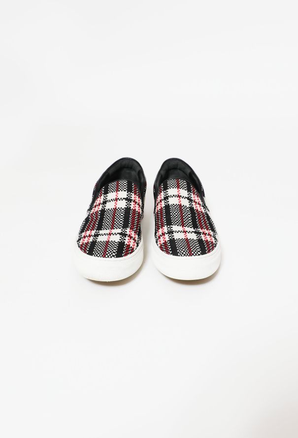 Céline Checkered Canvas Sneakers - 3