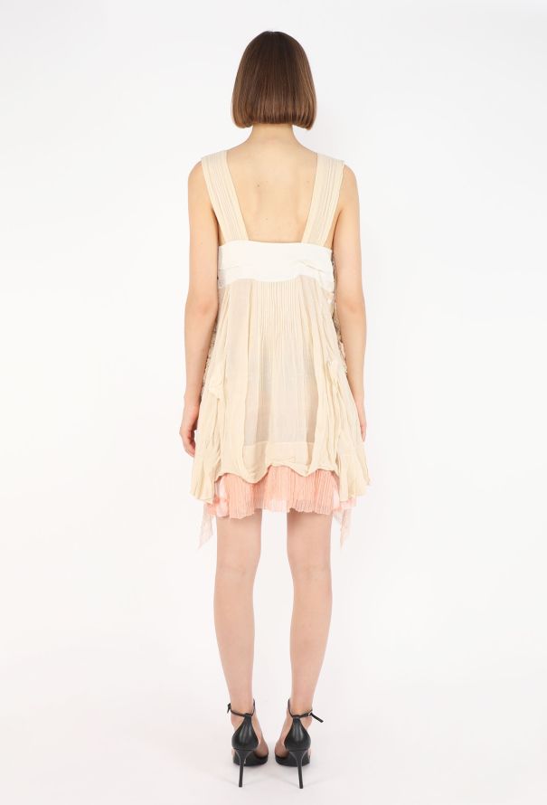 Louis Vuitton Lace & Chiffon Patchwork Dress, S/S 2007 - 6