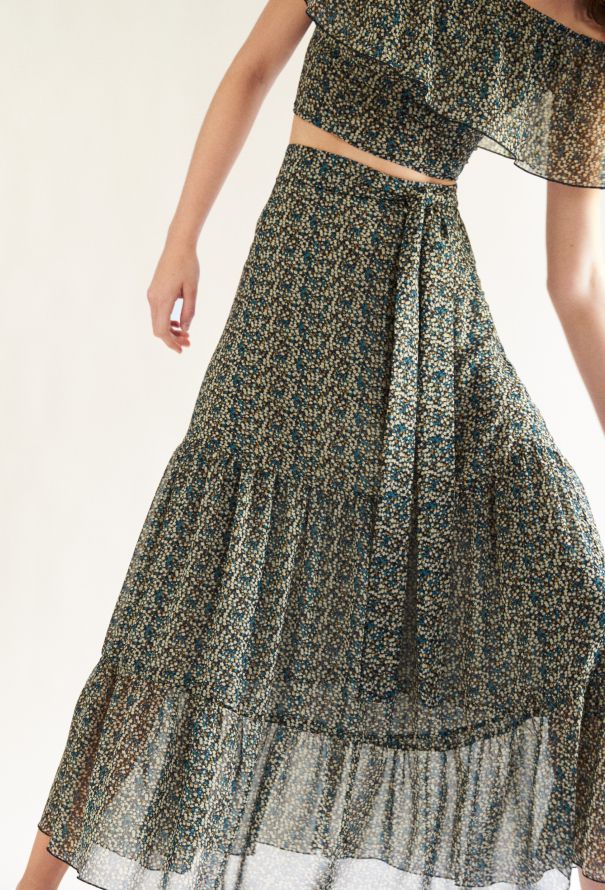 ReSee Atelier Loulou Skirt in Evergreen - 5