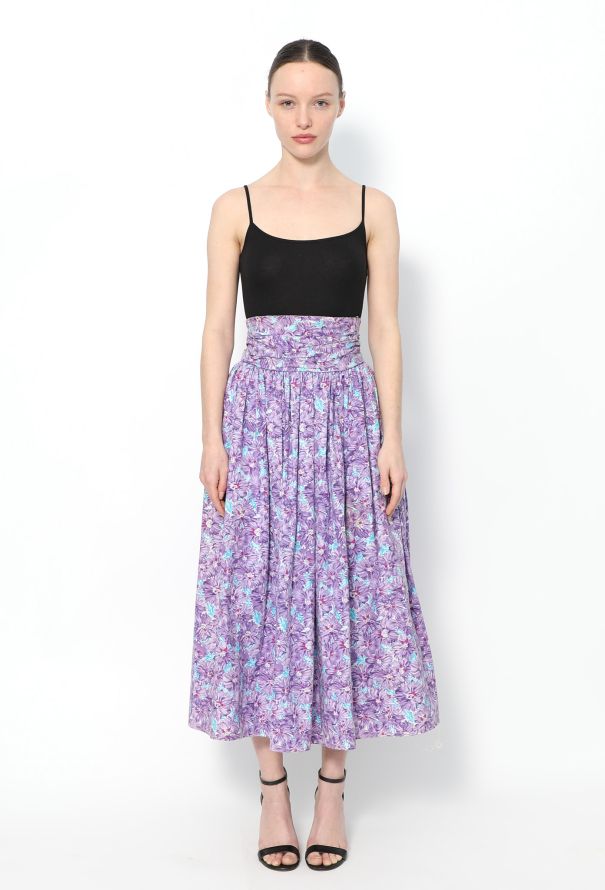 Jean-Louis Scherrer '90s Floral Skirt - 1