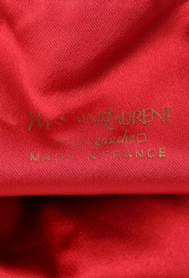 Saint Laurent Vintage Mini Velvet Bucket Bag - 11