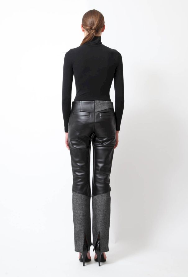 Balenciaga F/W 2011 Faux Leather Trousers - 5