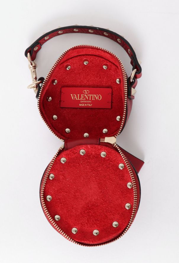 Valentino Rockstud M Round Mini Pouch - 10