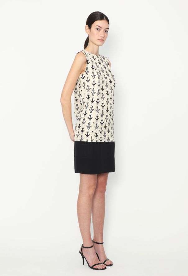 Balenciaga 2011 Anchor Printed Dress - 4